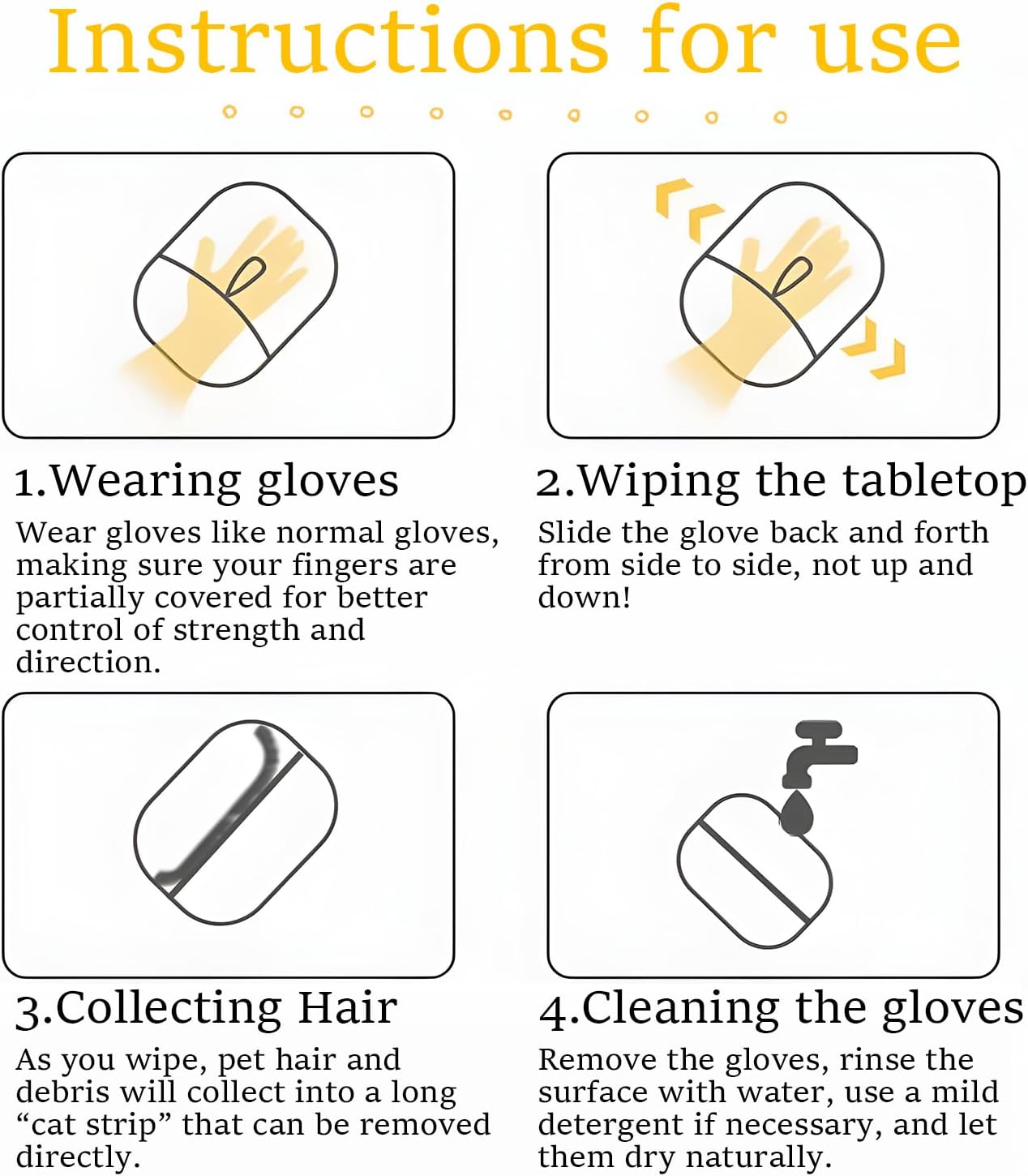 Pet Hair Remover Glove